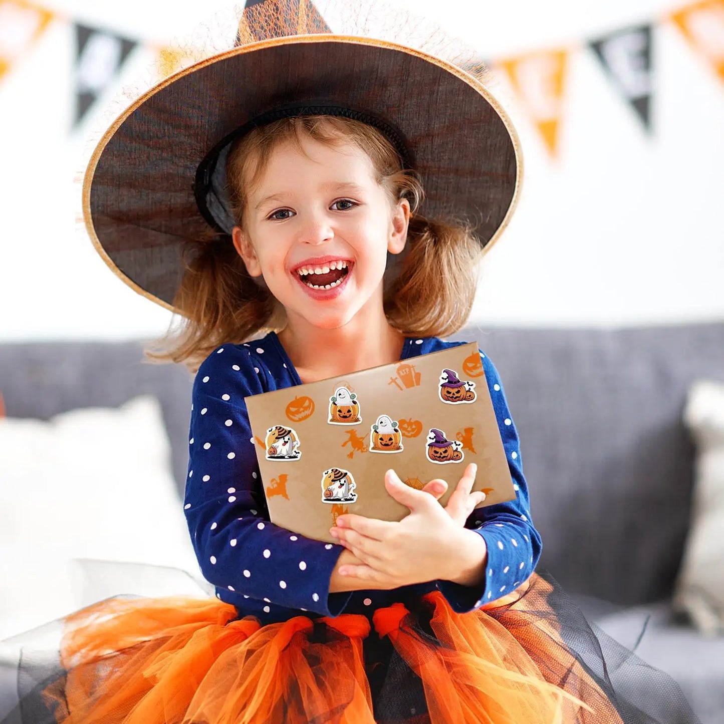 Halloween Pumpkin Stickers 500 Pieces Pumpkin Face Shape Seals Decals Halloween Envelope Stickers For Card Making Cookie Cupcake Peaceful Pleasures Health and Wellness