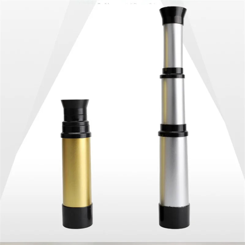 35Mm Pirate Telescope Zoomable Pocket Monocular Spyglass, Handheld Telescope for View Watching Games Travel Hiking Hunting Peaceful Pleasures Health and Wellness