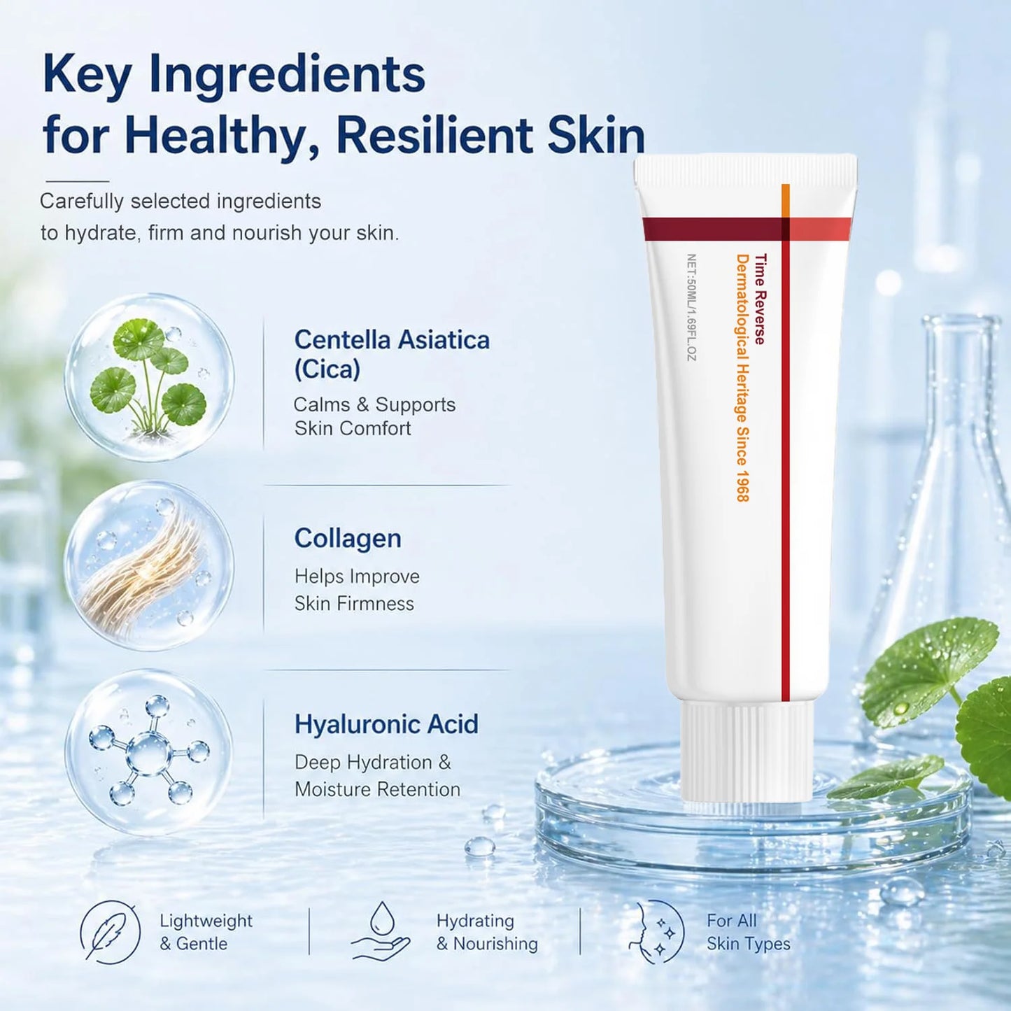 Korean Centella Asiatica Cream – Oil Control & Barrier Repair