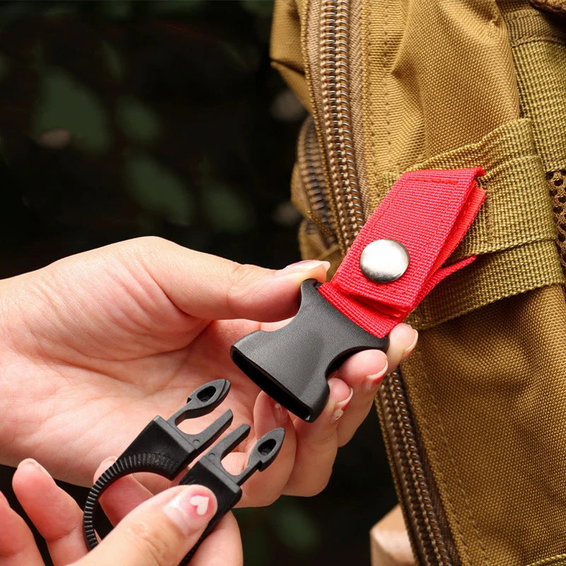 Tactical Water Bottle Clip Hook for Hiking, Camping & Backpack