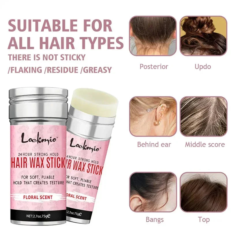 Professional Styling Wax for Women Anti-frizz Pomade Smoothing Broken Back Hair Mud Messy Hairs Control Wax Rod for Natural Wigs Peaceful Pleasures Health and Wellness