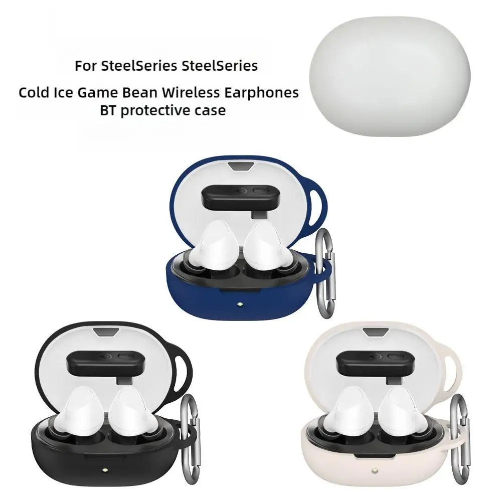 Silicone Case for SteelSeries Arctis GameBuds + Carabiner