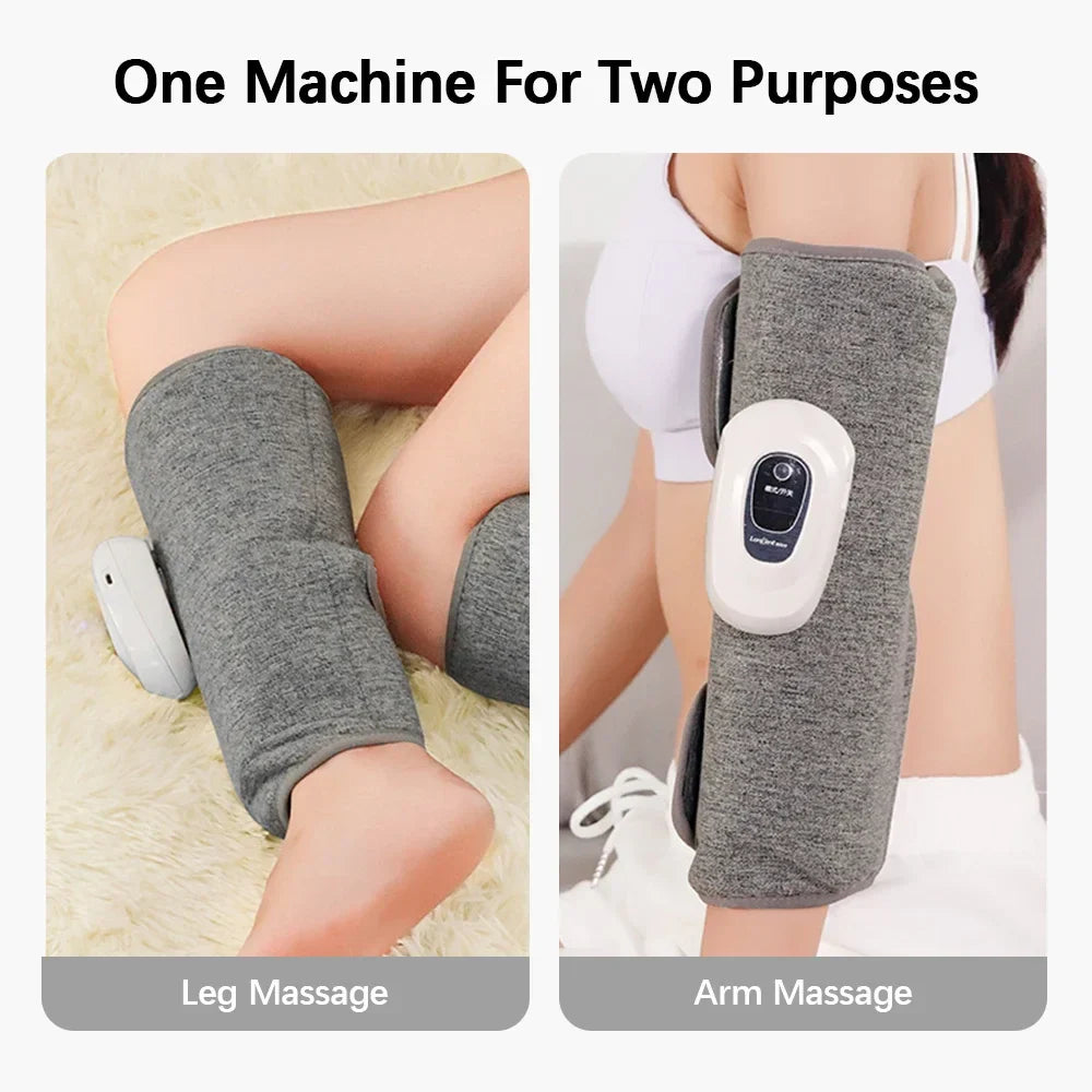 Wireless Air Compression Leg Massager – 360° Calf Massage