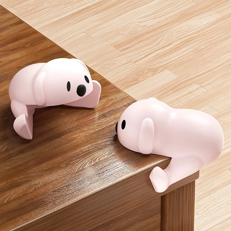 Children Anti Collision Device Right Angle Coffee Table Furniture Soft Bag Corner Wrapping Edge Pasting Silicone Protective New Peaceful Pleasures Health and Wellness 4pcs 3