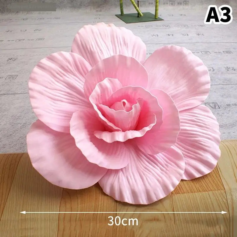 PE Foam Simulation Rose Flower Heads | Wedding & Party Decor