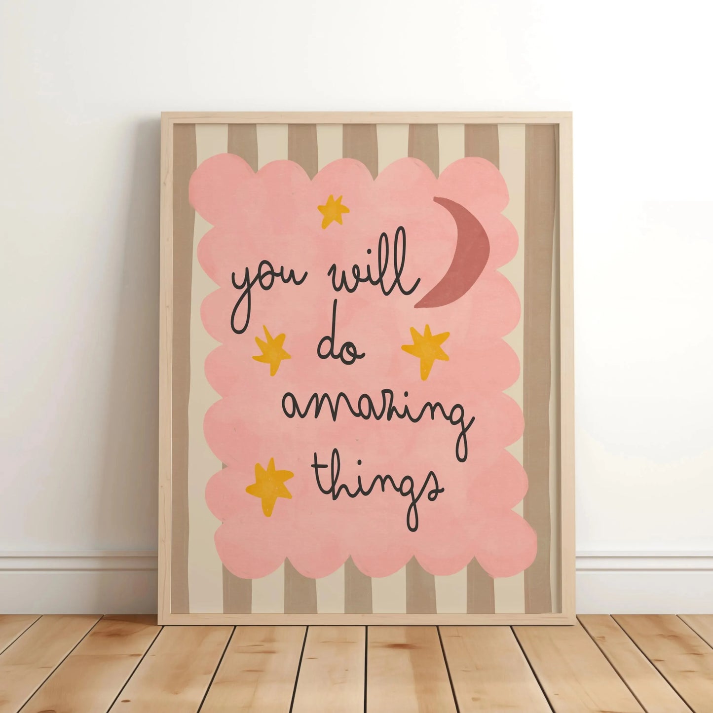 Unicorn Quote Canvas Wall Art | Nursery & Home Decor Print Canvas Wall Art Peaceful Pleasures Health and Wellness