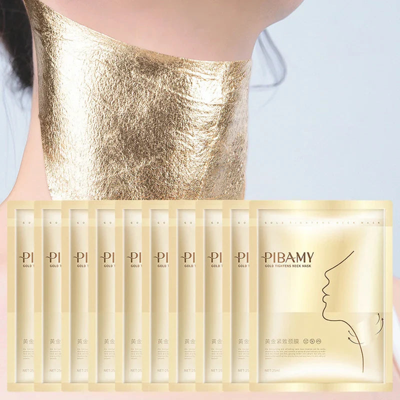 LAIKOU Gold Firming Neck Mask – Hydrating & Brightening