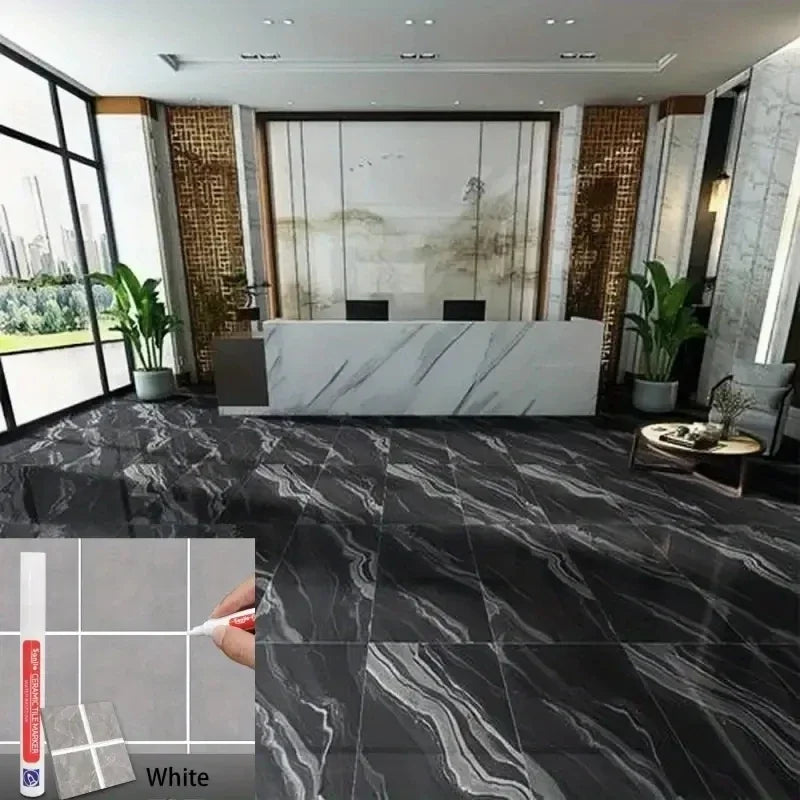 Mold-Resistant Waterproof Ceramic Tile Grout Marker Pen for Kitchen & Bathroom Wall And Floor Repair Peaceful Pleasures Health and Wellness