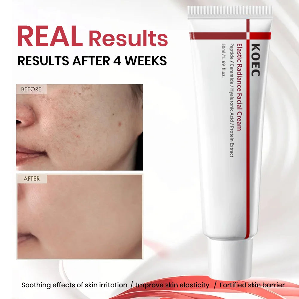 Centella Asiatica Madeca Cream Elastic Radiance Fast-Absorbing & Nourishing Cream, Reduces Wrinkles, Korean Skin Care Peaceful Pleasures Health and Wellness