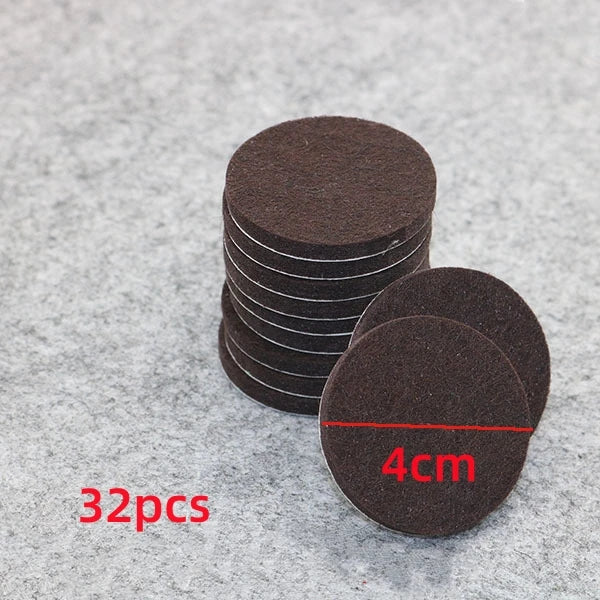 Felt Furniture Leg Pads 18–128pcs | Self-Adhesive Floor Protectors