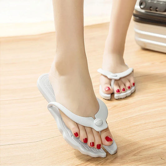 Portable Folding Travel Flip Flops – Waterproof Beach Slippers Folding Travel Slippers Peaceful Pleasures Health and Wellness