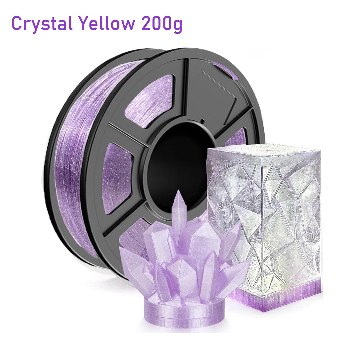 Glitter PETG Filament 1.75mm | Sparkle Galaxy Crystal Clear