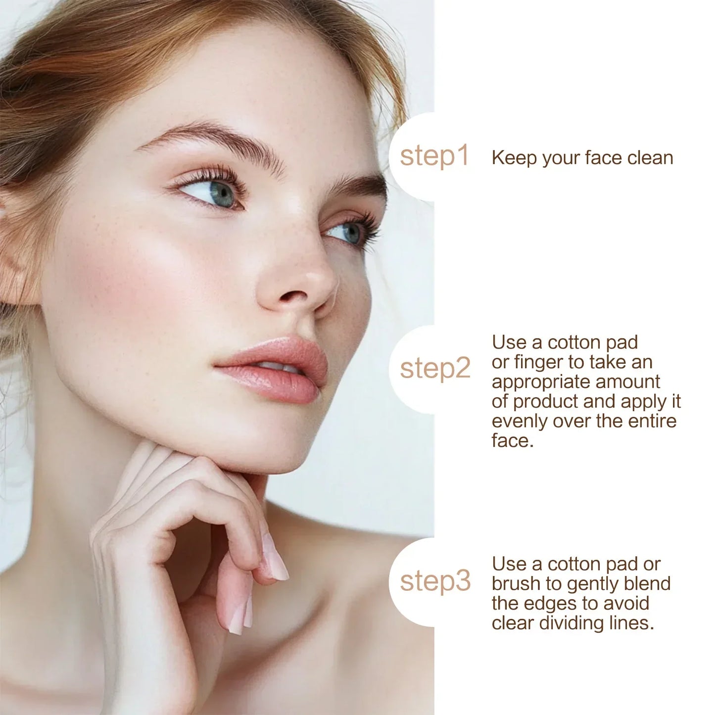 SPF15 Liquid Foundation with Hyaluronic Acid – Natural Coverage