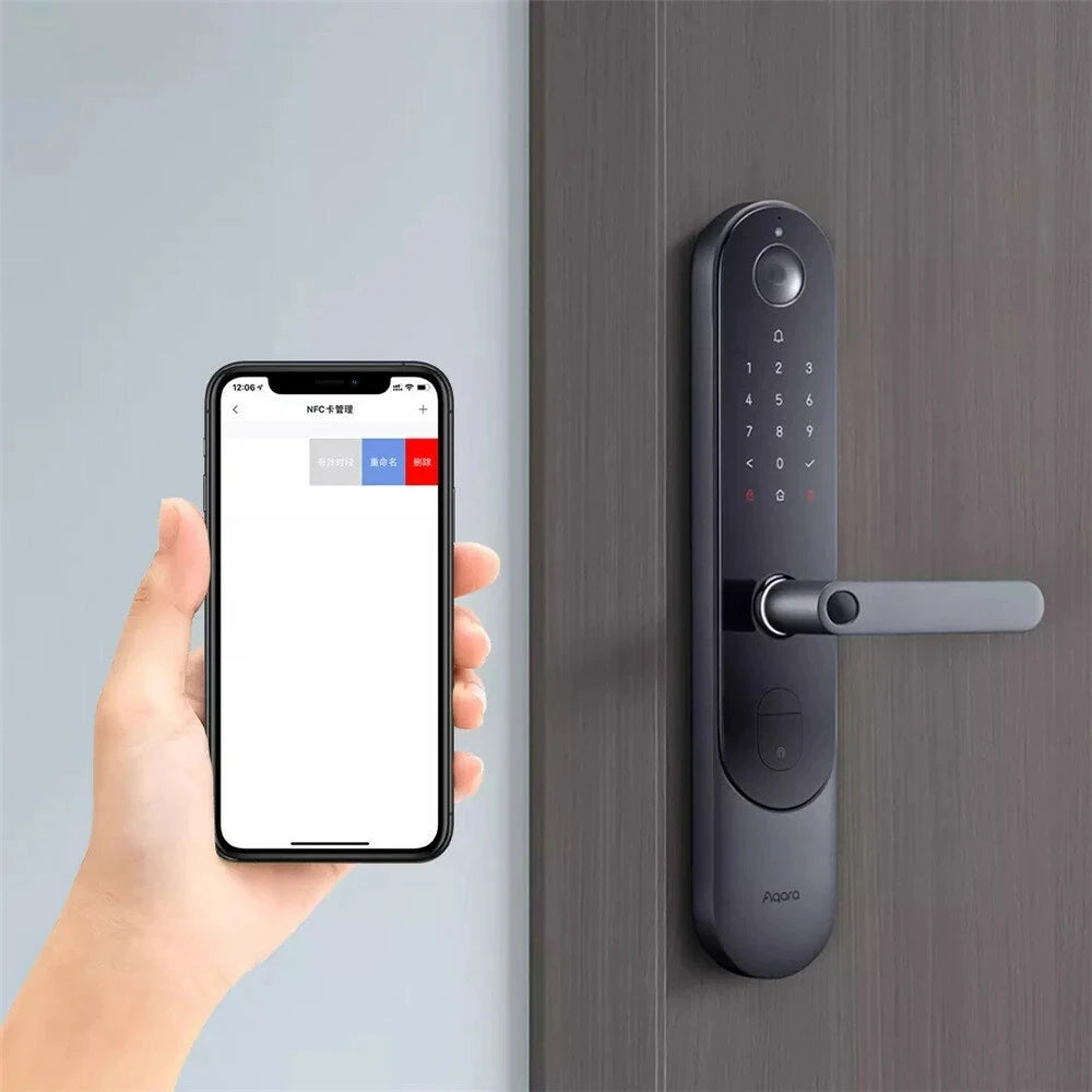 Original Aqara Smart Door Lock NFC Card for Aqara Smart Door Lock N100 N200 P100 D200 A100pro EAL5+ Level Safety Program control Peaceful Pleasures Health and Wellness