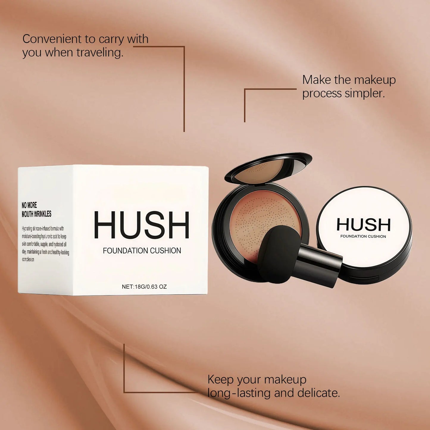 Cushion Foundation Concealer – Natural Cover, All Skin Types
