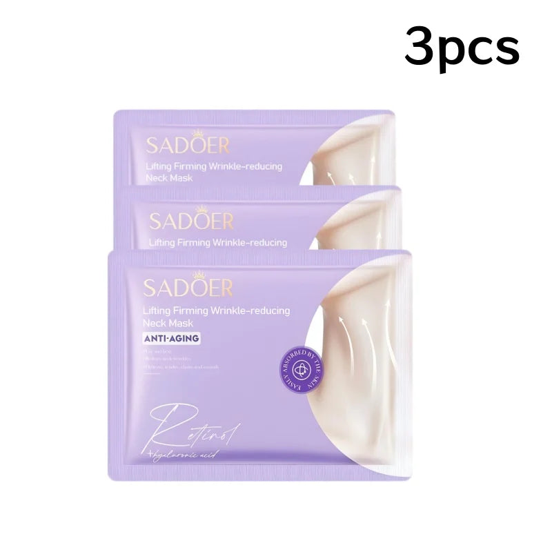 Peptide Firming Neck Mask Lifting And Firming Neck Skin Reduce Fine Lines Deeply Moisturize Makes Skin Glow Nourishing Neck Care Peaceful Pleasures Health and Wellness 3 pcs Neck Wrinkle Patches
