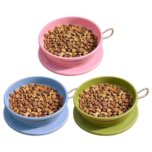 Foldable Silicone Pet Bowl – Portable Travel Food & Water Bowl Foldable Pet Bowl Oasis Select
