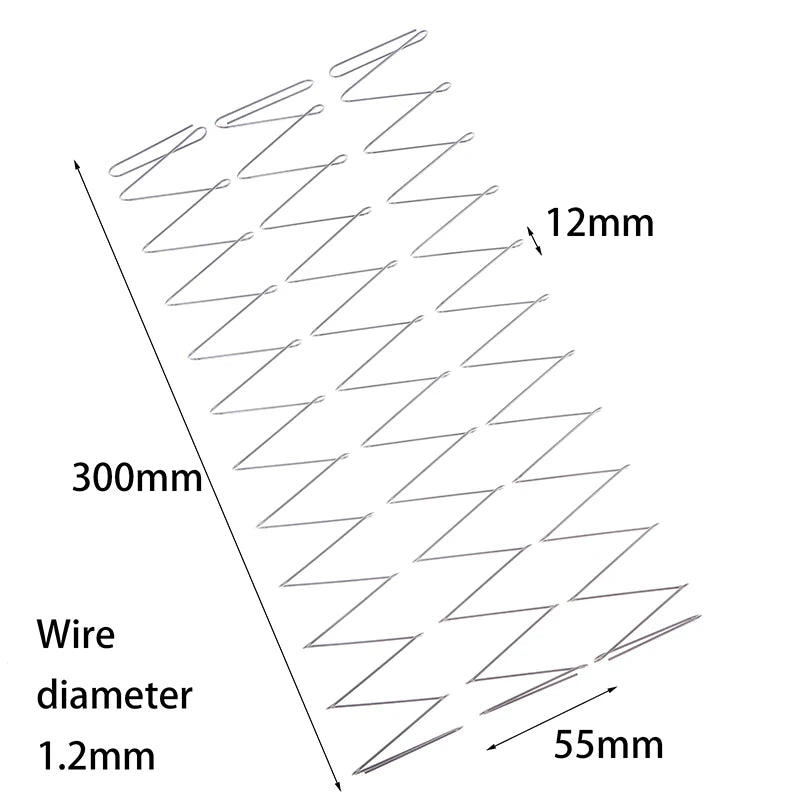 1/3Pcs Spring Steel Length 300mm Rectangular Compression Spring Wire Diameter 1.2mm Square Spring Flat Spring Hardware Accessory Peaceful Pleasures Health and Wellness