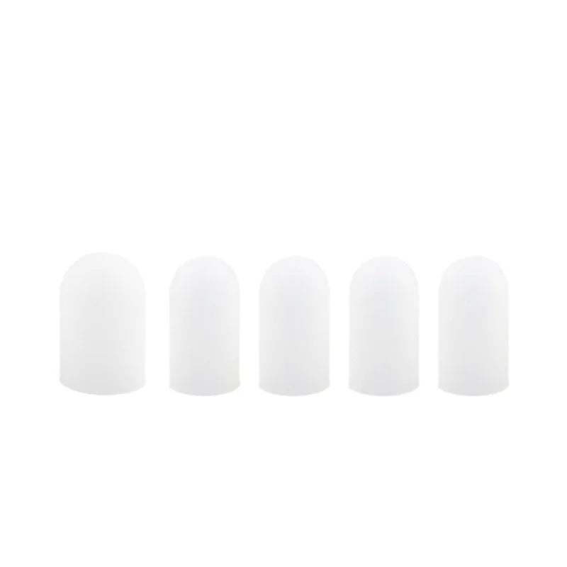 5Pcs Thickened Silicone Finger Protection Cover Heat-insulating High-temperature Resistant Anti-slip Finger Cover Peaceful Pleasures Health and Wellness