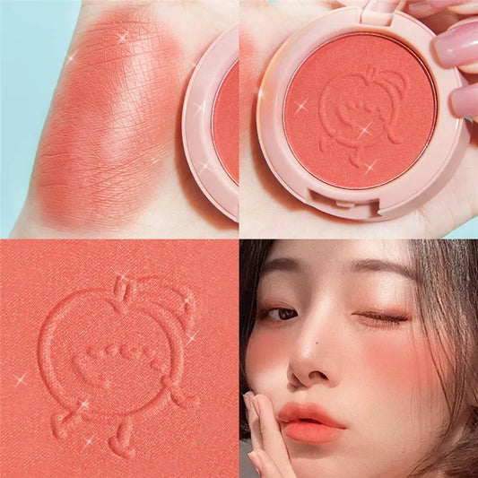 IFANYUO 6-Color Mineral Blush Palette | Matte & Shimmer Cheek Tint Mineral Blush Palette Peaceful Pleasures Health and Wellness