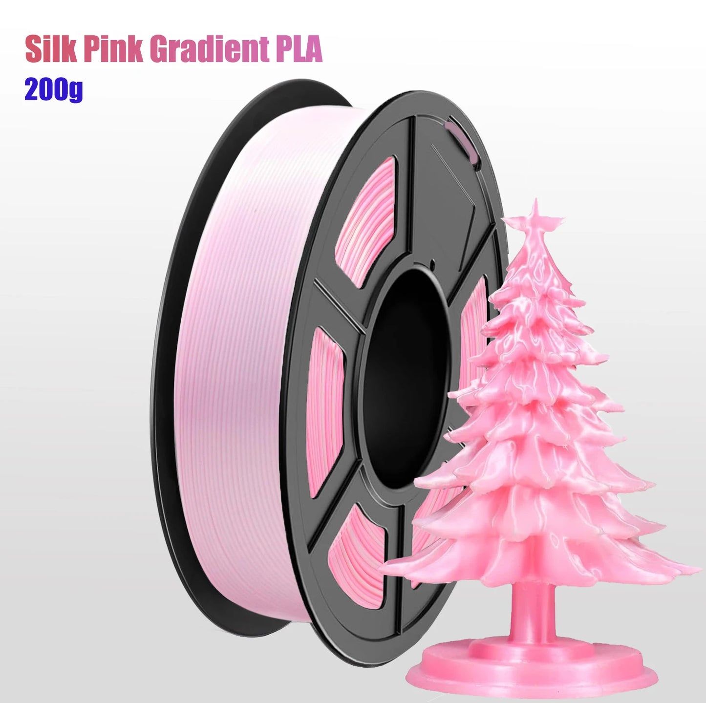 DINGSUN 3D 1.75mm Gradient Silk PLA Filament ±0.02mm | 200g–1kg