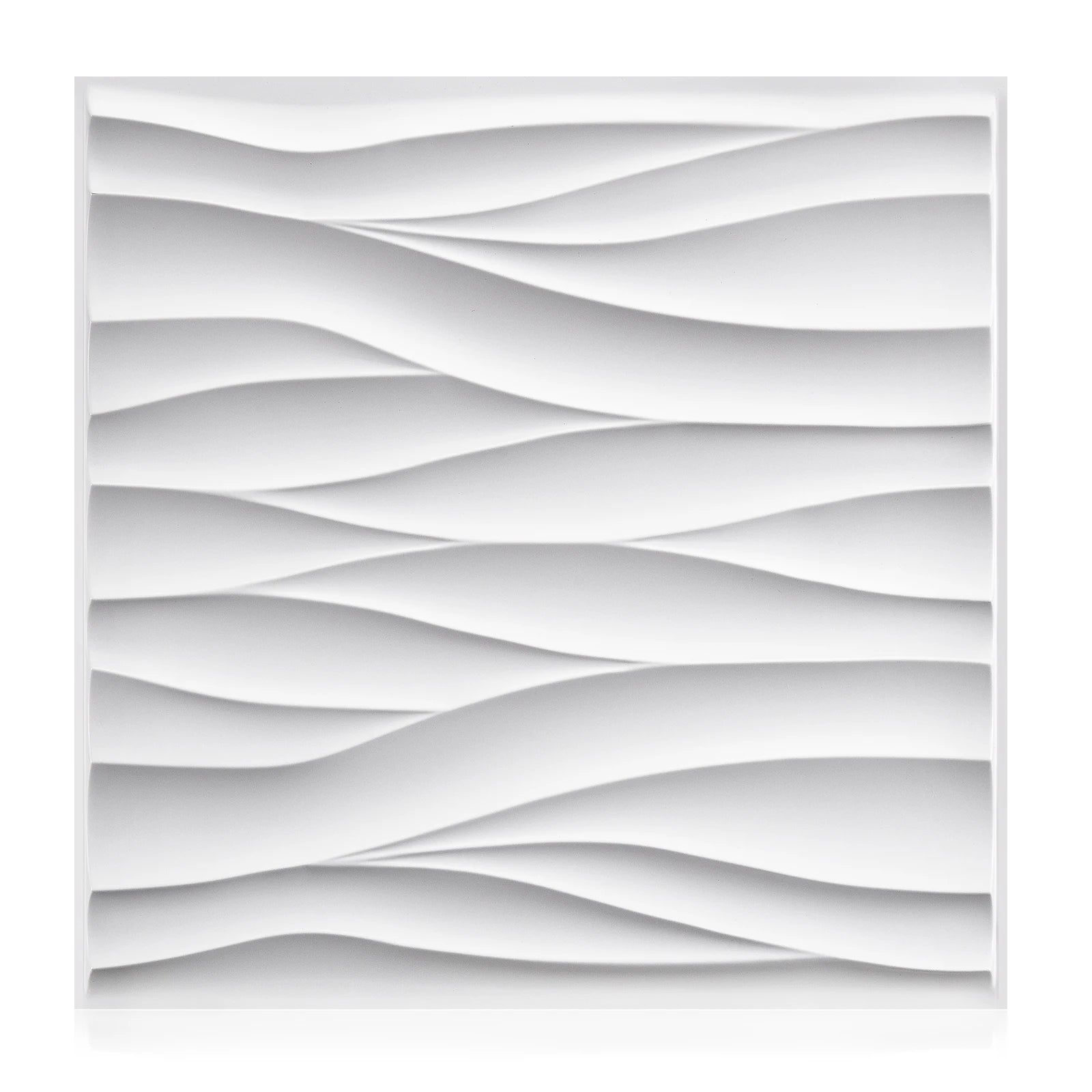 20/30pcs 3D pvc wall panels for indoor wall decoration, for living room hall bedroom hotel office,including tape Peaceful Pleasures Health and Wellness WHITE 30pcs