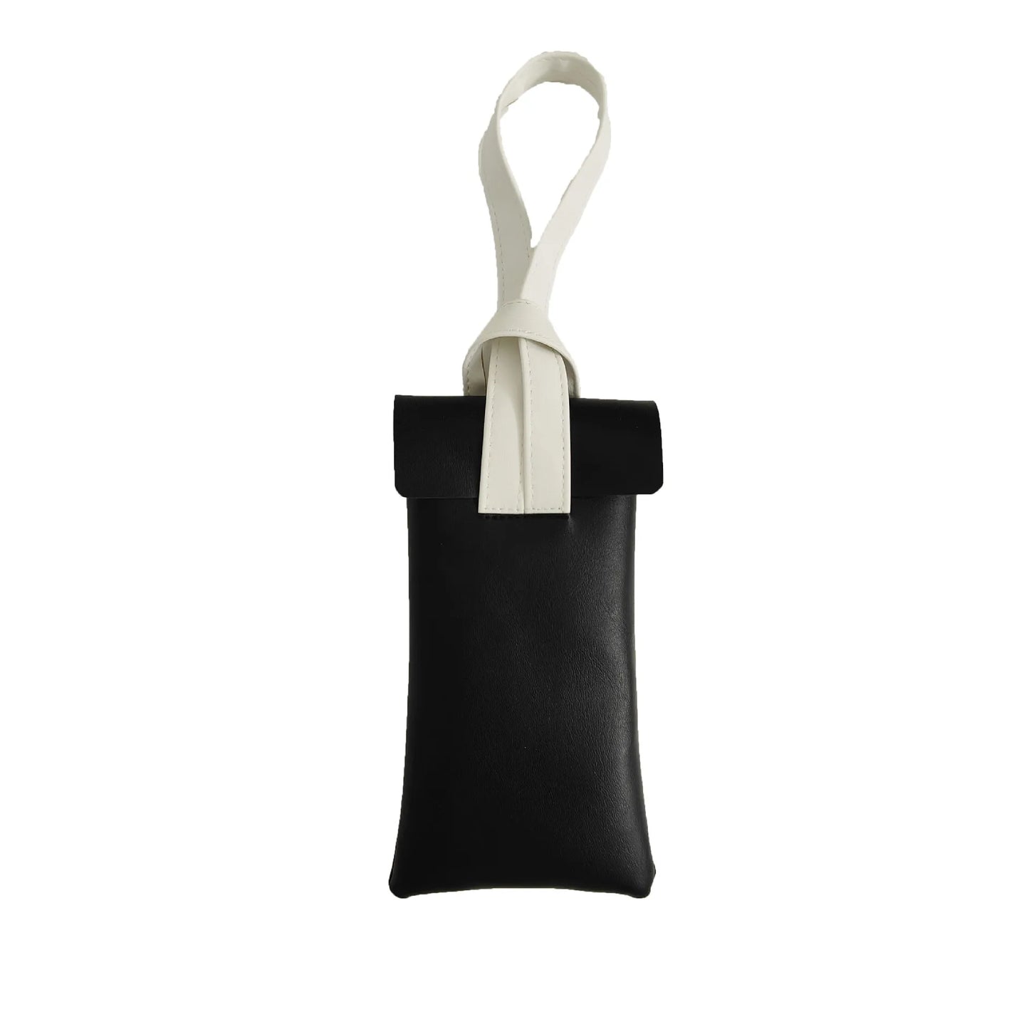 Genuine Leather Dustproof Eyewear Pouch | Contrast Color