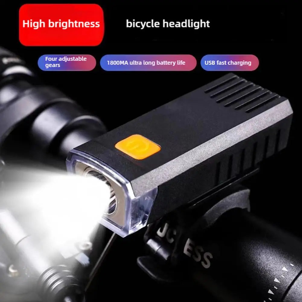 USB Rechargeable LED Bicycle Light – High-Brightness Front Light & Taillight for Night Riding Peaceful Pleasures Health and Wellness