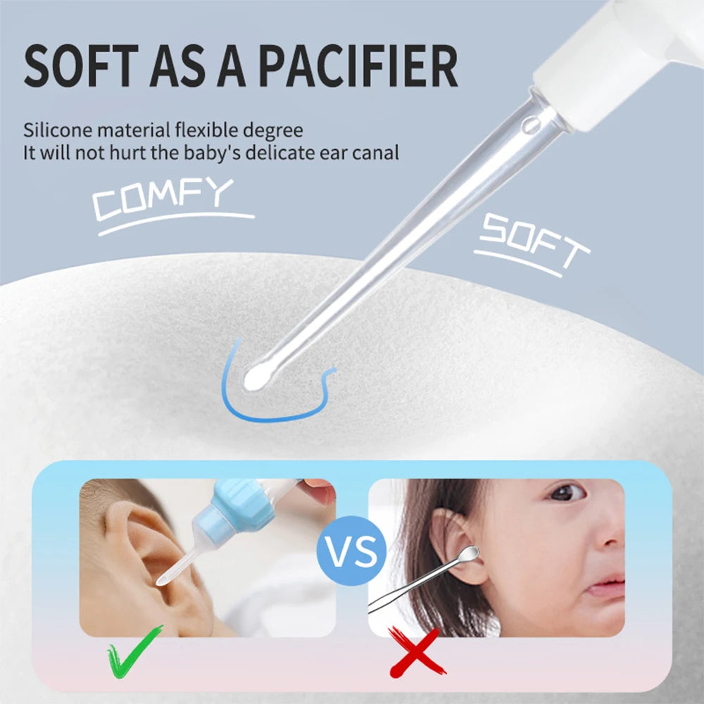 Electric Earpick for Children and Adults Painless Soft Ear Scoop Vacuum Cleaner Ear Wax Suction Remover Illuminate Ear Canal Peaceful Pleasures Health and Wellness