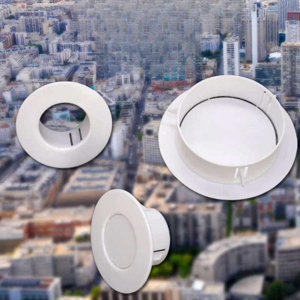 40- Separable Decorative Wall Hole Cover Protective Cap Plastic Round
