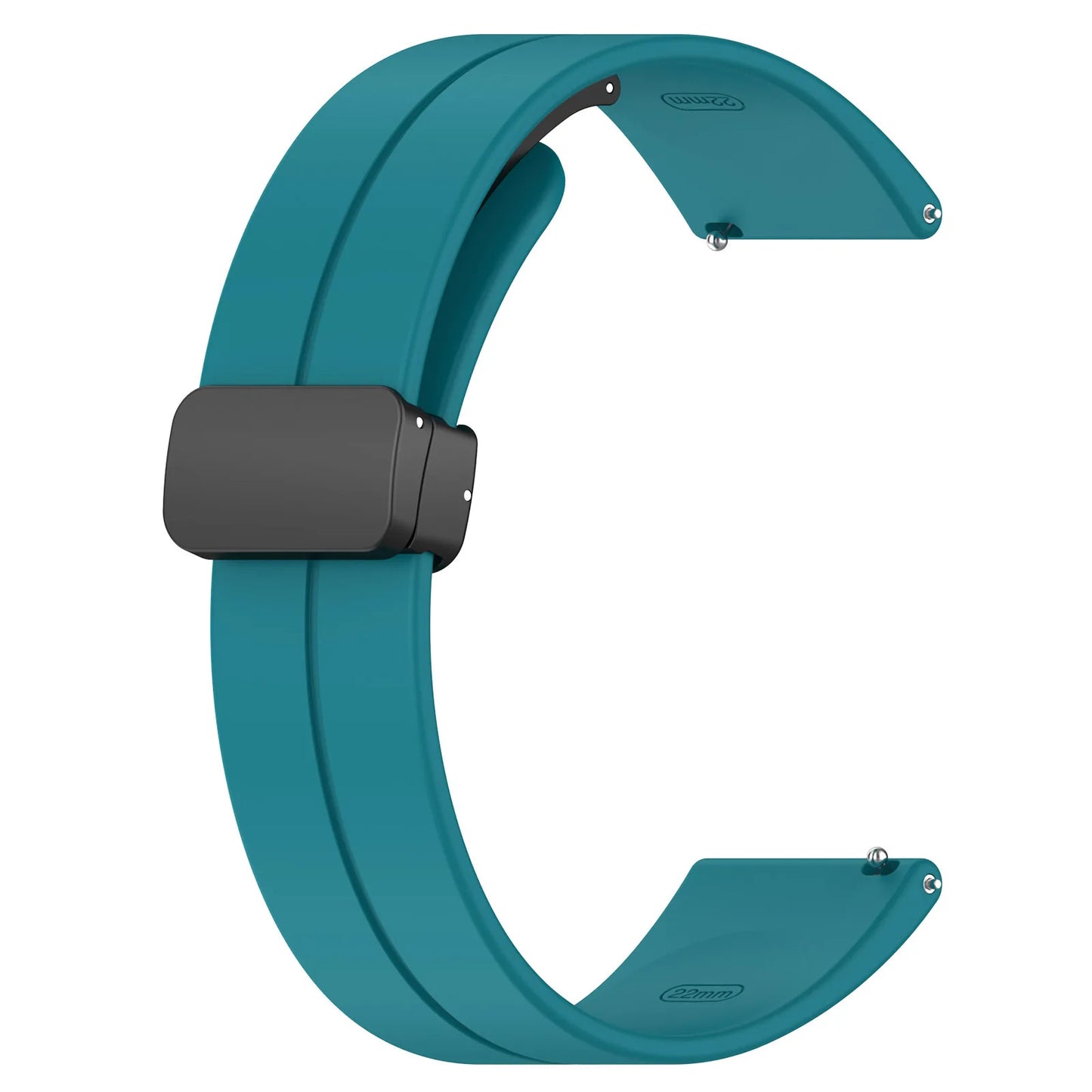 Silicone Watch Band 20mm 22mm – Xiaomi Samsung Huawei Strap Peaceful Pleasures Health and Wellness Blue 20MM