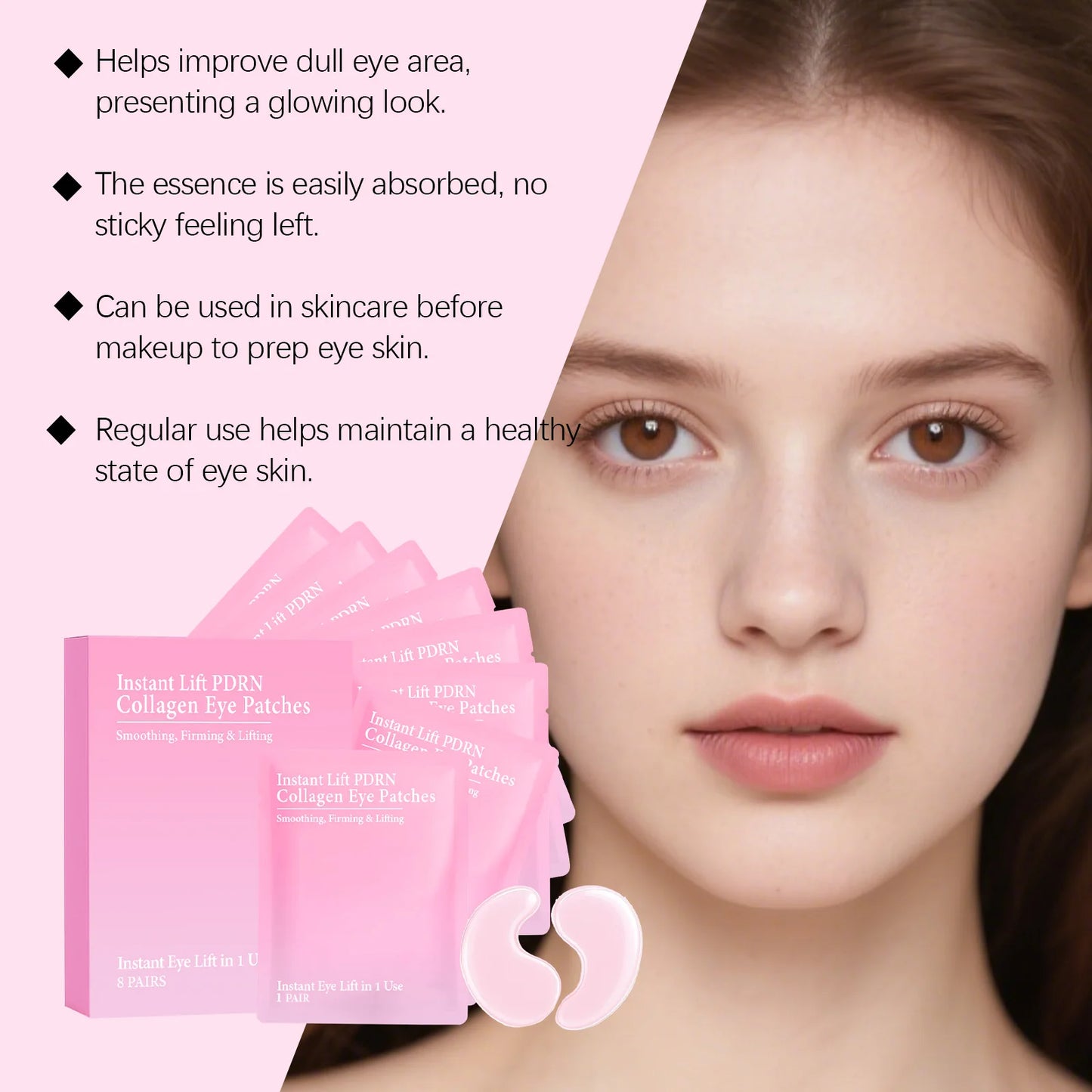 Collagen Hydrogel Eye Patches – Dark Circles & Puffiness