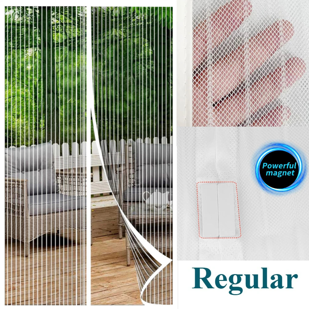 Magnetic Screen Door Curtain 100x210cm – Auto-Close Bug Net