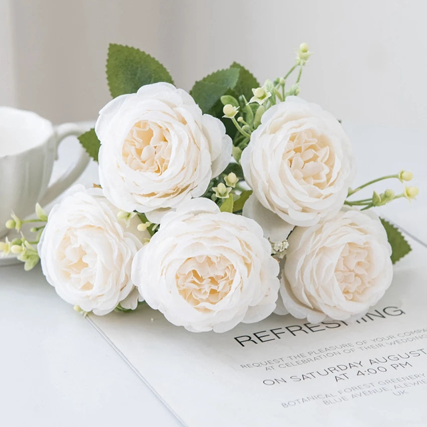 Artificial Silk Peony Flowers | Wedding, Party & Home Décor