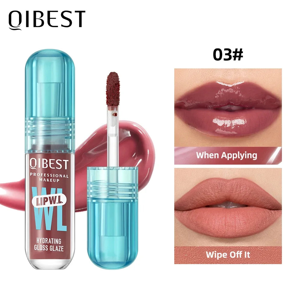 Qibest Original Moisturizing Lip Balm Lip Oil Gloss Care of The Lips Benetitnt for Lips Plumping Exfoliating Plumping Gloss Oil Peaceful Pleasures Health and Wellness 03