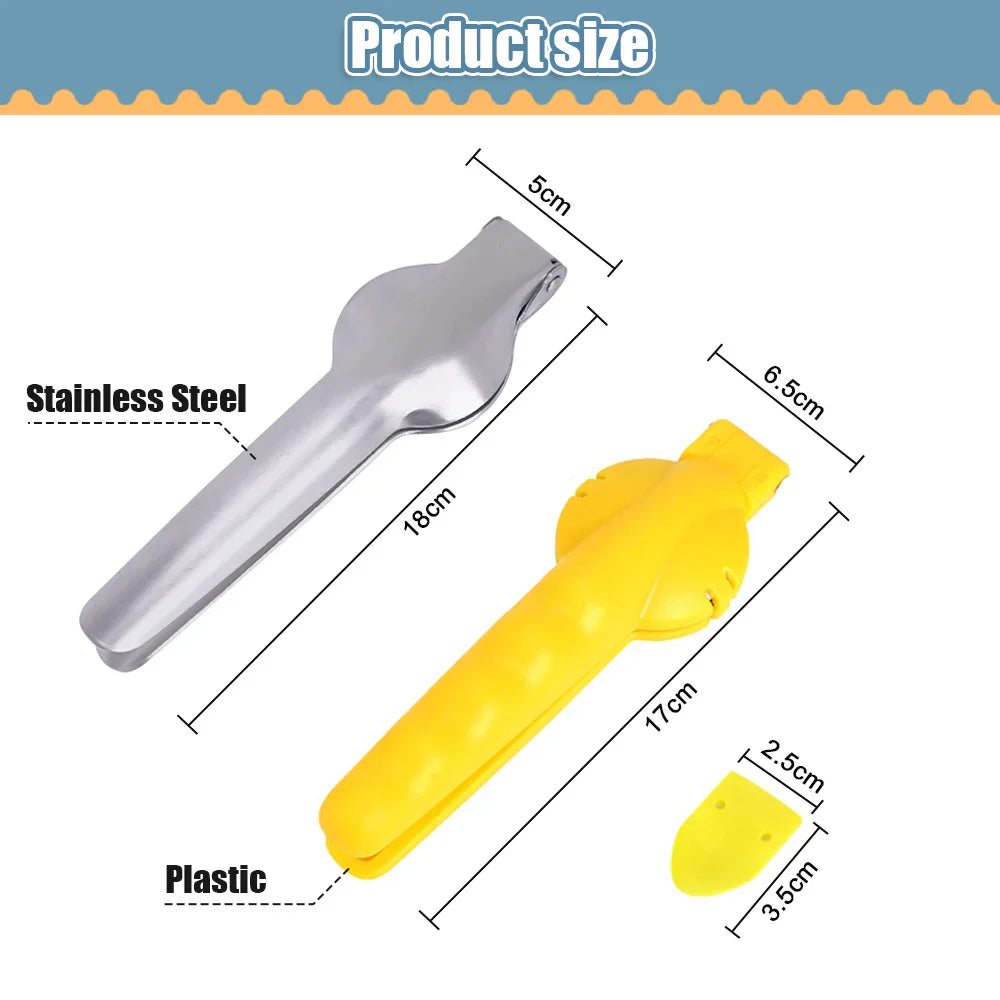 2-in-1 Stainless Steel Chestnut Cutter & Nut Cracker Tool