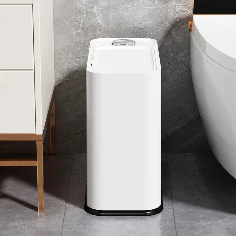 Press-Open Corner Waste Bin - Large Capacity Multi-Functional Trash Can, Space-Efficient, Home Décor Must-Have Peaceful Pleasures Health and Wellness
