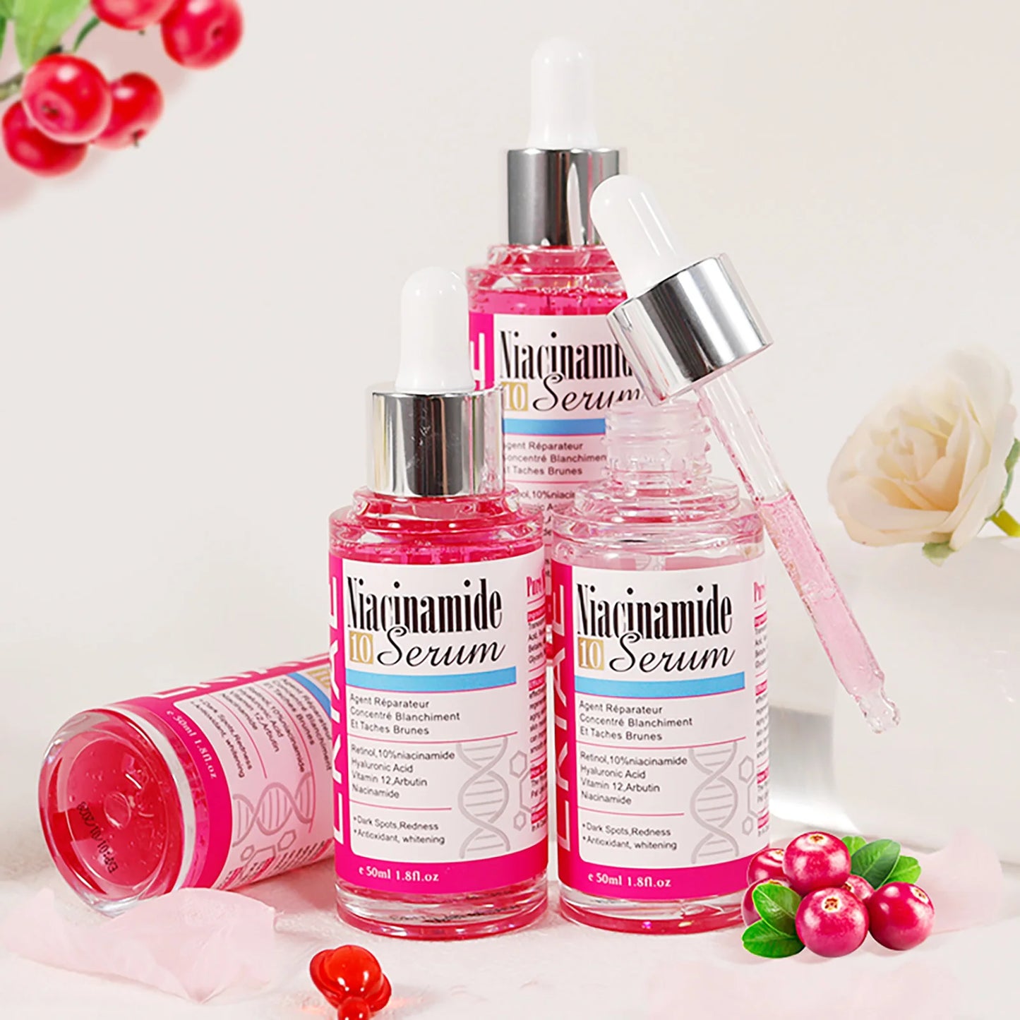 AILKE Niacinamide Whitening Serum | Hyaluronic Acid Face & Body