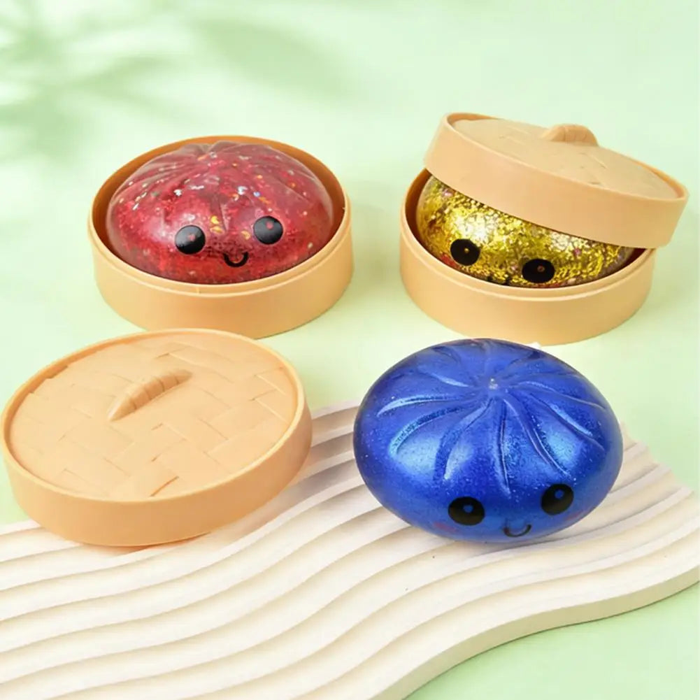 Steamed Bun Squeeze Toy | Squishy Sensory Fidget Gift Squishy Fidget Toy Peaceful Pleasures Health and Wellness