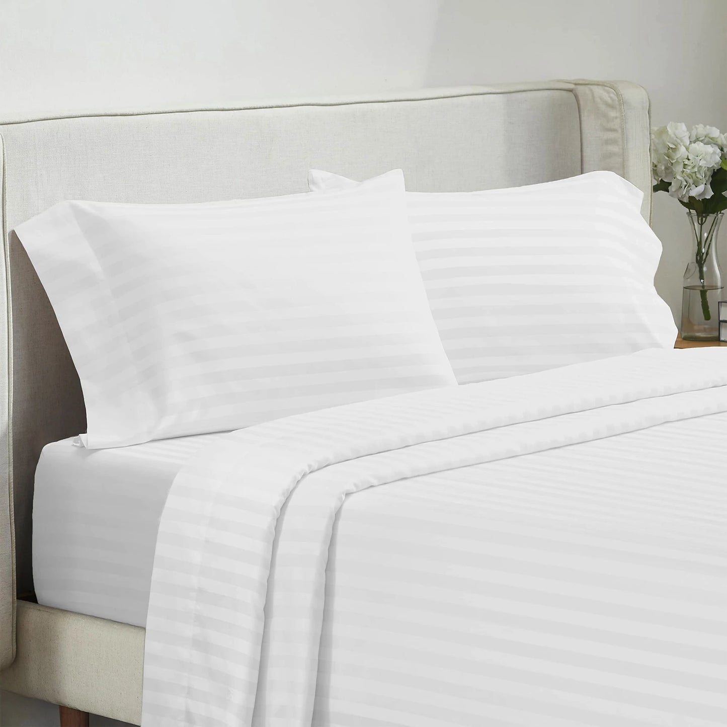 Battilo 4-Piece Luxury Bed Sheets Set | Twin Full Queen King