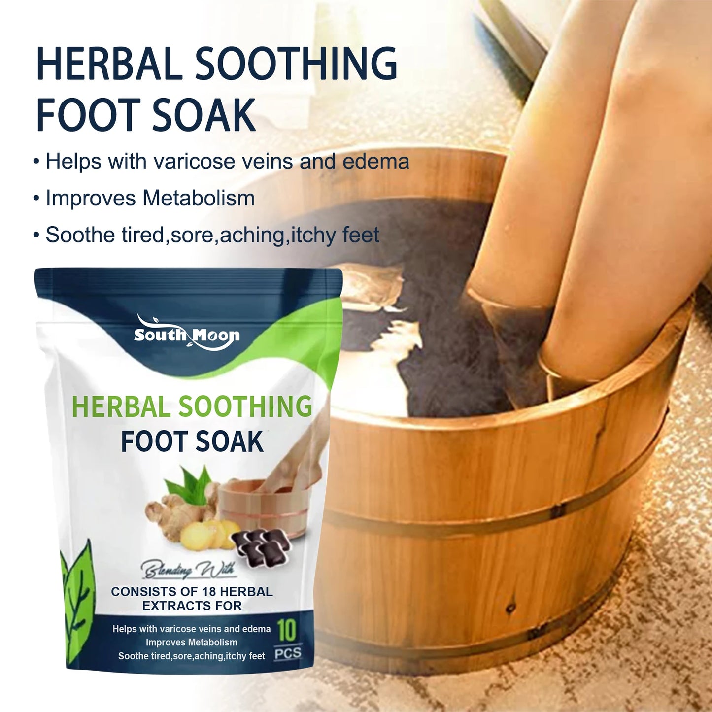 Herbal Foot Bath Soak Beads – Firming & Relaxation