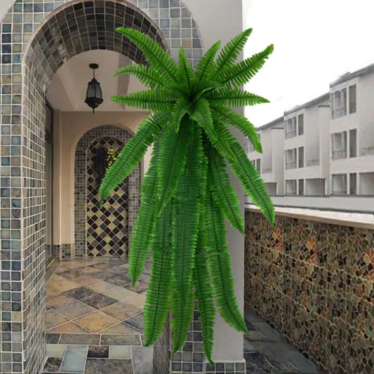 Artificial Persian Fern Vine Wall Hanging Plant 73–115cm Silk Ivy Artificial Hanging Vine Peaceful Pleasures Health and Wellness