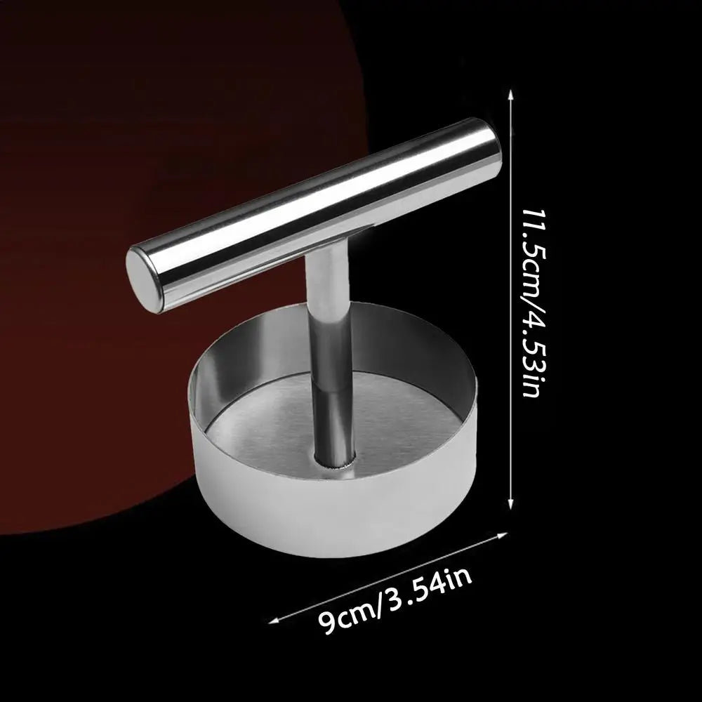Stainless Steel Hamburger Press & Non-Stick Patty Maker