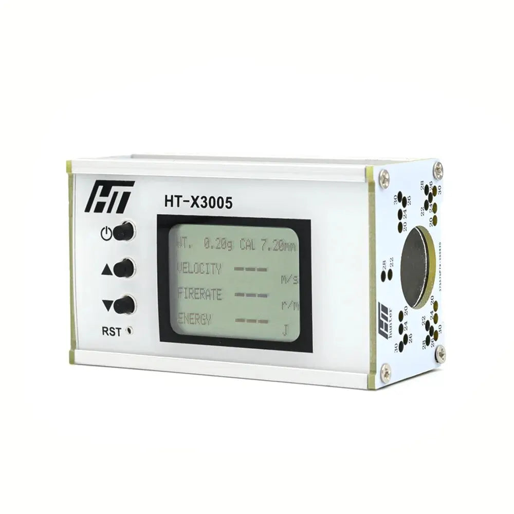 Shooting Speed Meter Ball Velocity Energy Measurement Shooting Chronograph Bullet Speed Tester with Backlight LCD Peaceful Pleasures Health and Wellness