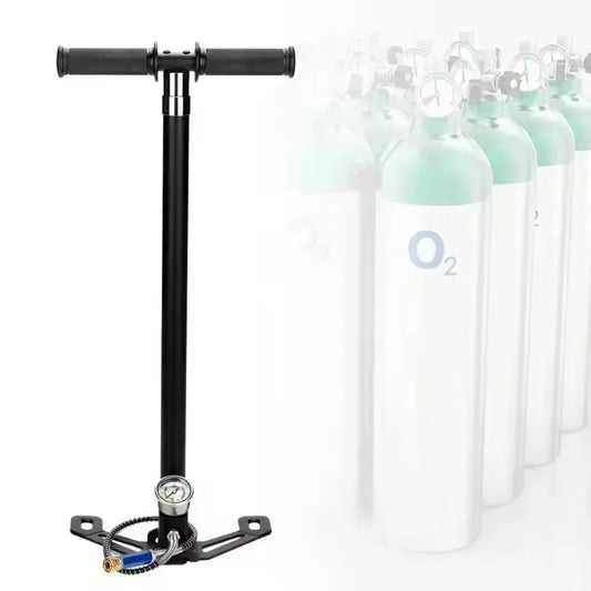 300bar 30mpa 4500psi 3 Stage Hand Operated PCP Pump For Pcp Rifles Air Paintball High Pressure Compressor Car Bicycle Hunting Peaceful Pleasures Health and Wellness