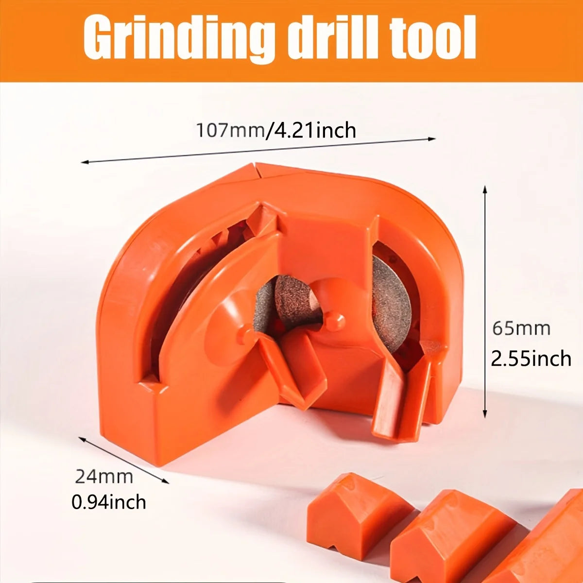 Multi-functional Twist Drill Grinder, 2-16mm lmpact Electric Drill,Wear-resistant Diamond Sharpener, Drill Bit Grinding Tool Peaceful Pleasures Health and Wellness 1pc