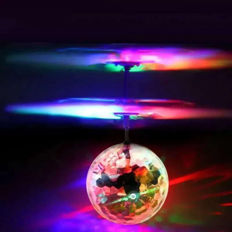 Children's Toy Induction Colorful Crystal Ball Gyroscope Intelligent Induction Floating Ball Luminous Toy Peaceful Pleasures Health and Wellness