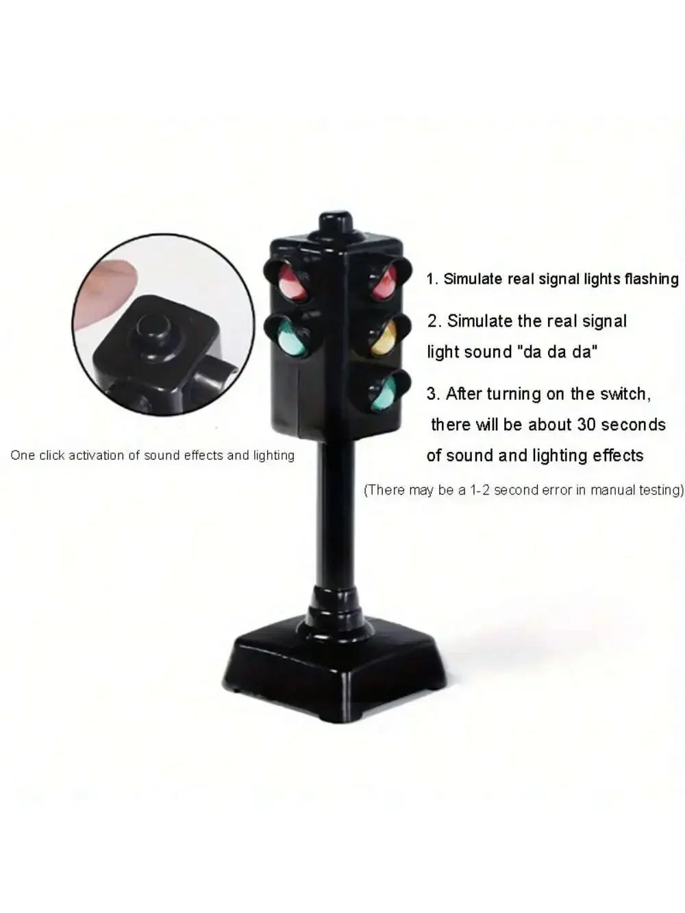 Simulation Traffic Light Toy – Road Lamp Sign Home Decor