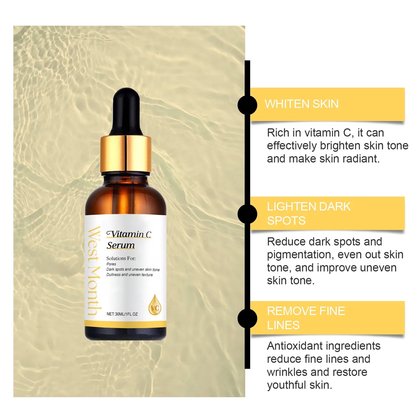 WEST MONTH Vitamin C Brightening Face Serum 30ml