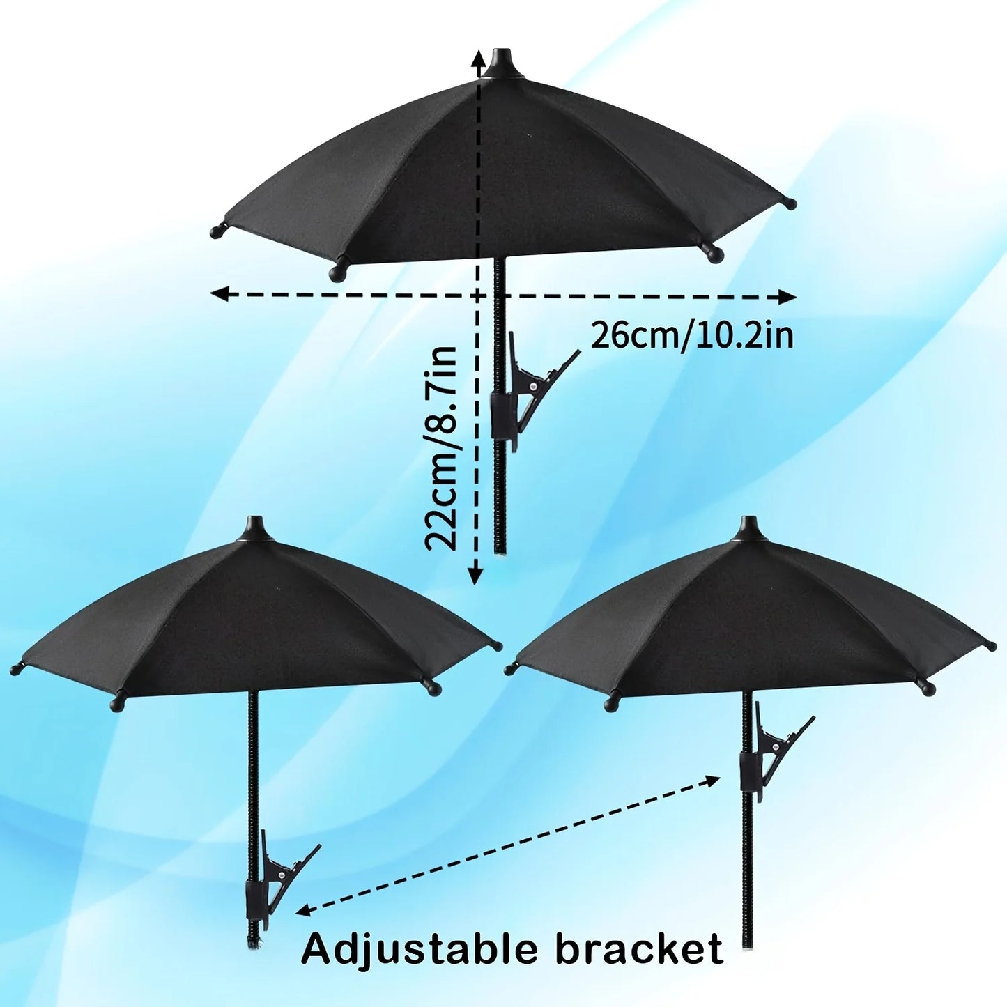 Mobile Phone Mini Sunshade Can Block Sunlight Rain Outdoor Activities